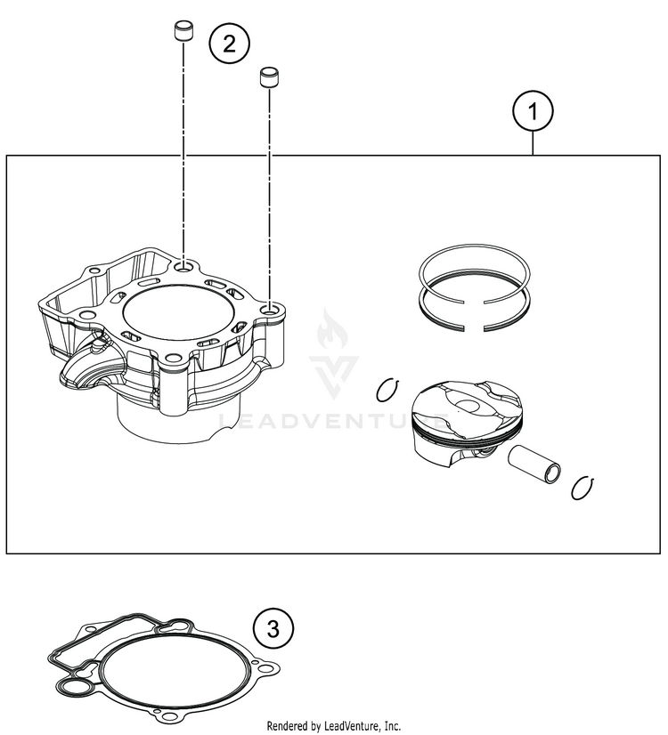 Cylinder FE 350s ENGINE - 2020 Schematic
