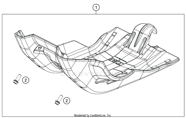Engine Guard FE 350 CHASSIS - 2020 Schematic