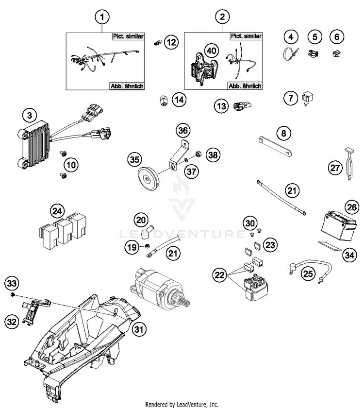 Wiring Harness FE 501 CHASSIS - 2018 Schematic
