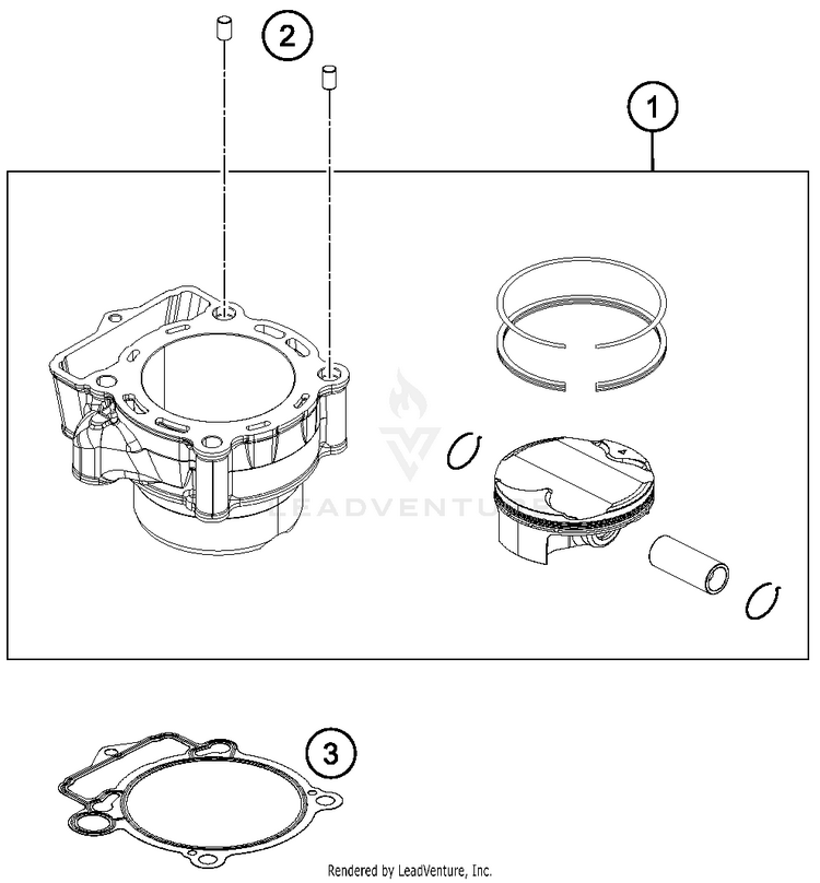 Cylinder FE 350S ENGINE - 2016 Schematic