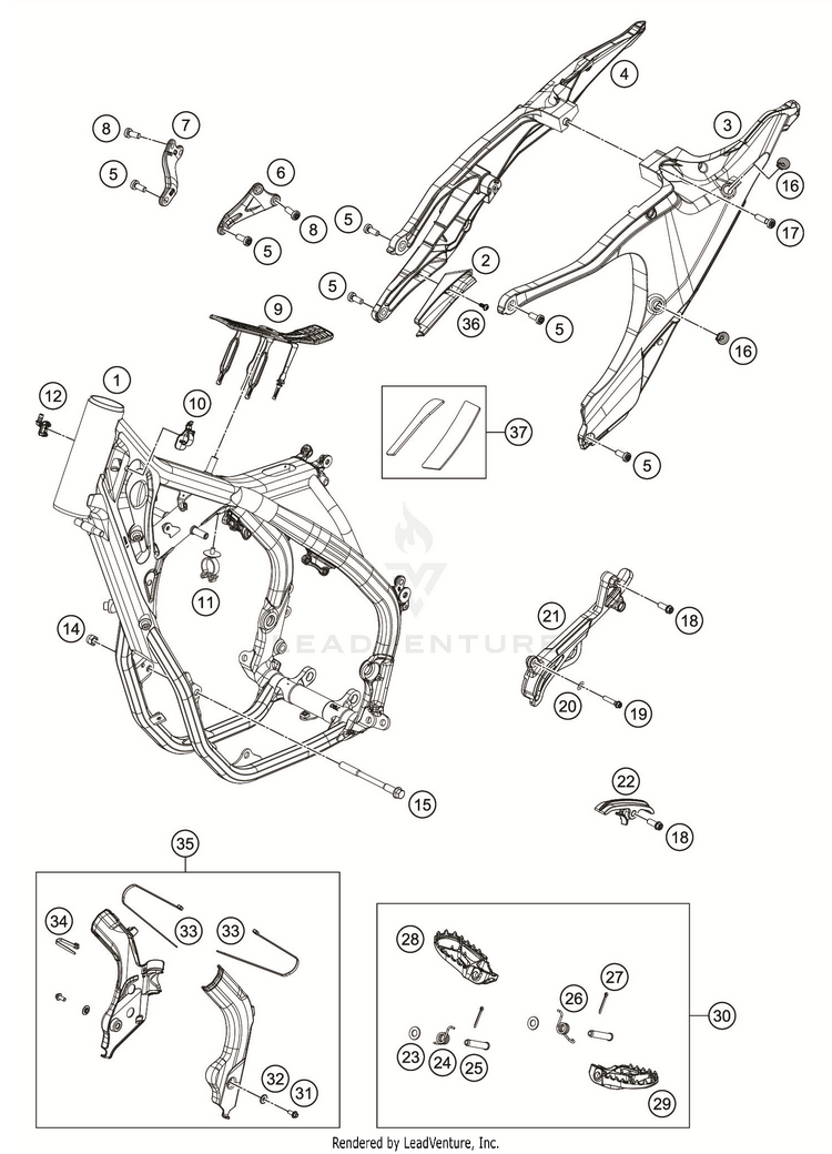 Frame FC 350 CHASSIS - 2019 Schematic