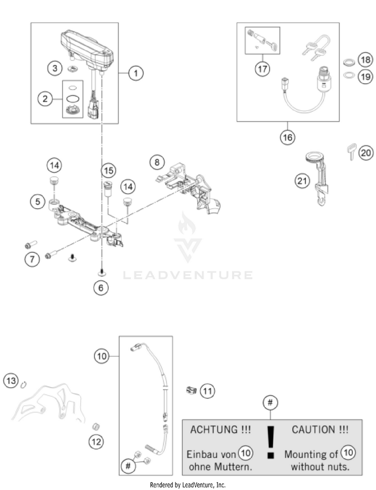 Instruments / Lock System Schematic