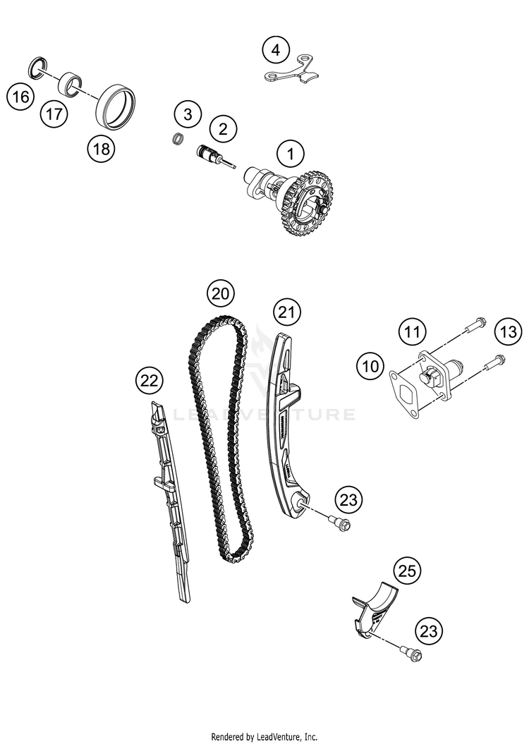 Timing Drive FE 501s Engine - 2021 Schematic