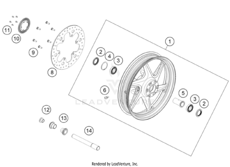 Front Wheel Schematic