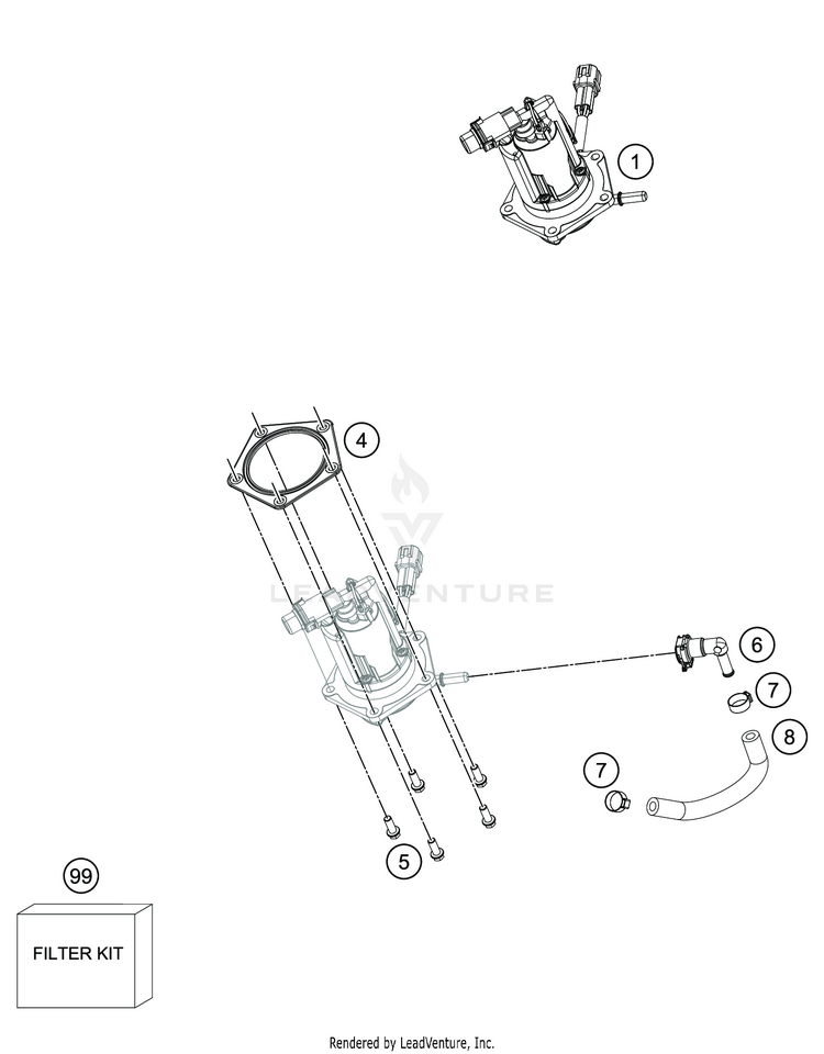 Fuel Pump VITPILEN 701 CHASSIS - 2020 Schematic