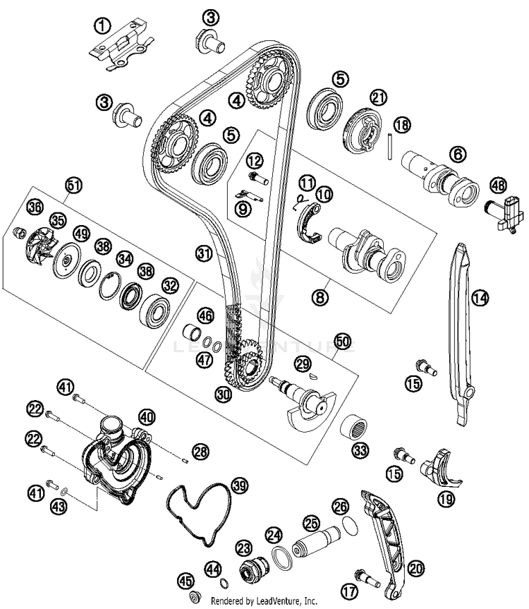 Timing Drive FE 350S ENGINE - 2015 Schematic