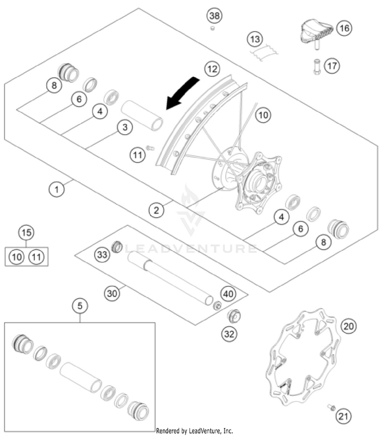 Front Wheel Schematic