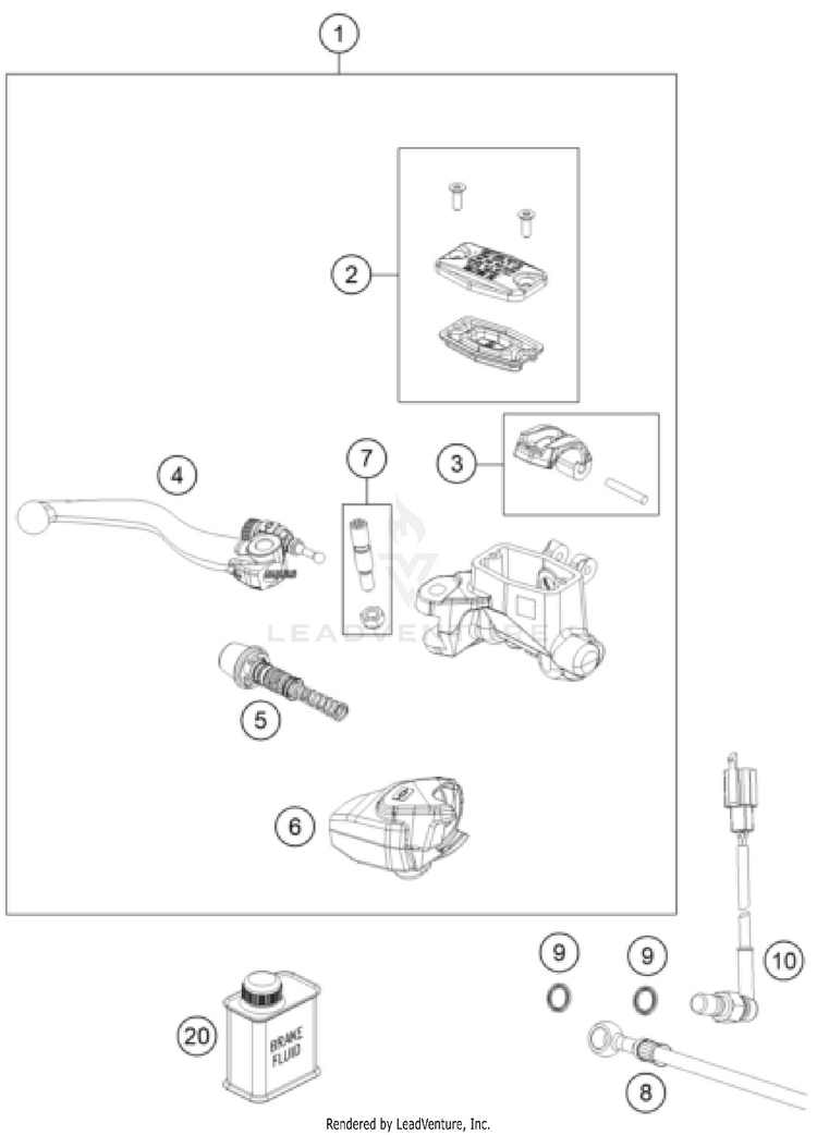 Front Brake Control Schematic