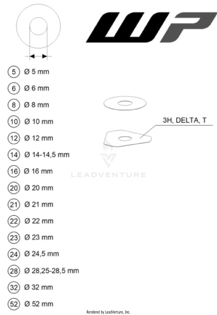 Wp Shims For Setting TC 65 EU CHASSIS -2024 Schematic