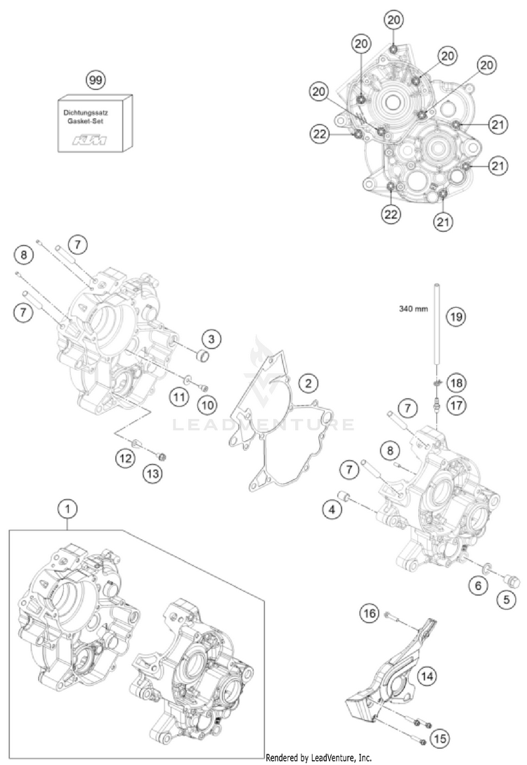 Engine Case TC 65 ENGINE - 2026 Schematic