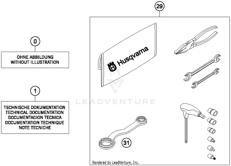 Accessories Kit FC 250 CHASSIS - 2015 Schematic