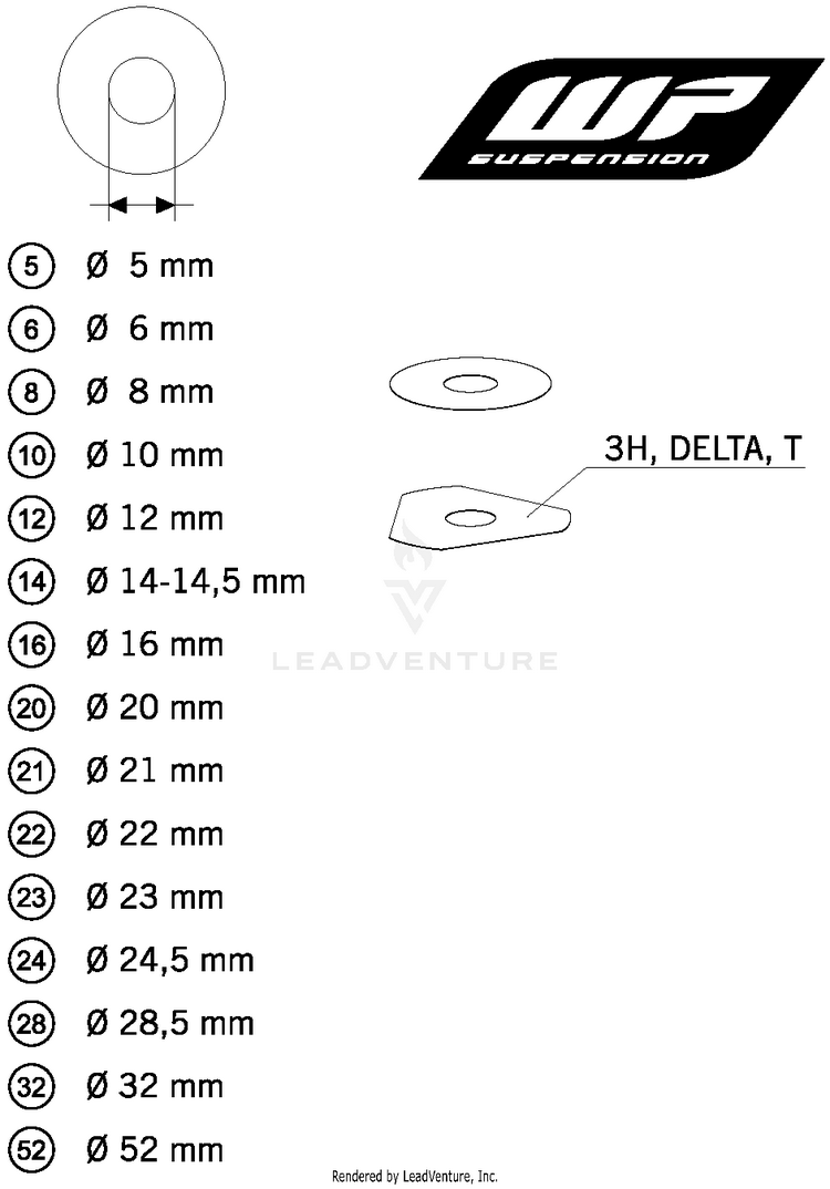 Wp Shims For Setting FC 250 CHASSIS - 2015 Schematic