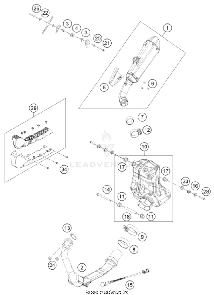 Exhaust System Schematic