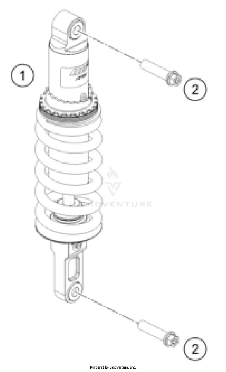 Shock Absorber SVARTPILEN 801 CHASSIS - 2024 Schematic