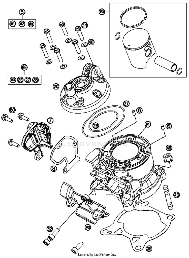Cylinder TC 85 ENGINE - 2016 Schematic