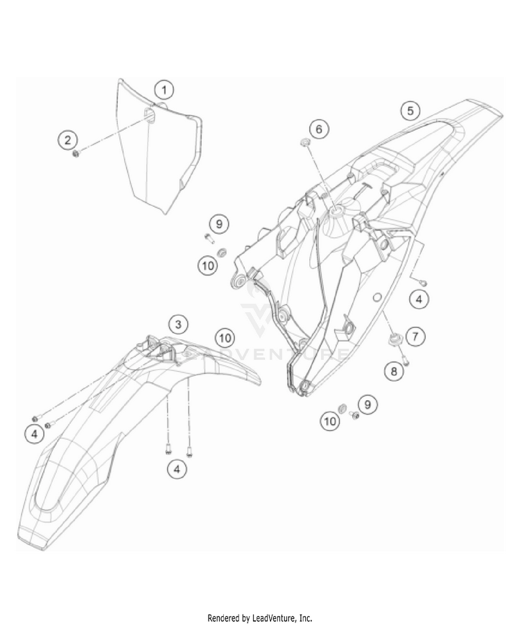 Mask, Fenders TC 85 17/14 EU CHASSIS - 2022 Schematic