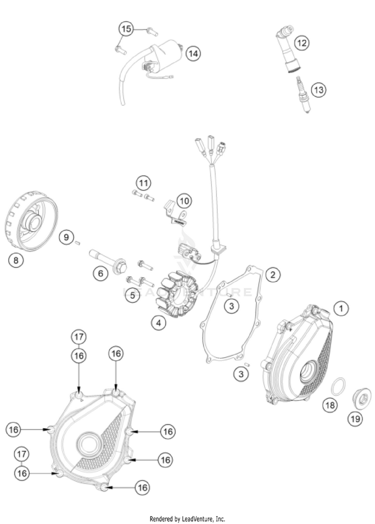 Ignition System FS 450 ENGINE - 2023 Schematic