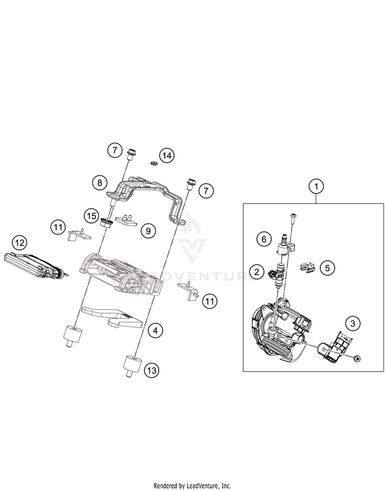 Throttle Body 401 Svartpilen Engine - 2018 Schematic