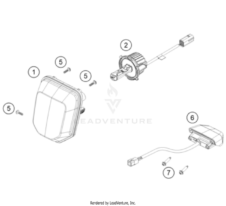 Lighting System FE 450 CHASSIS - 2025 Schematic