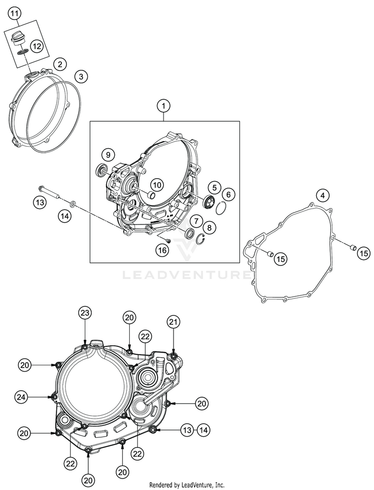 Clutch Cover Schematic