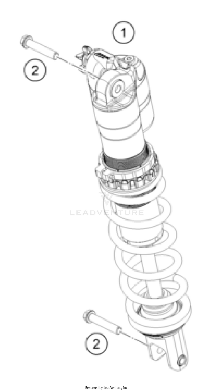Shock Absorber FC 350 CHASSIS - 2025 Schematic