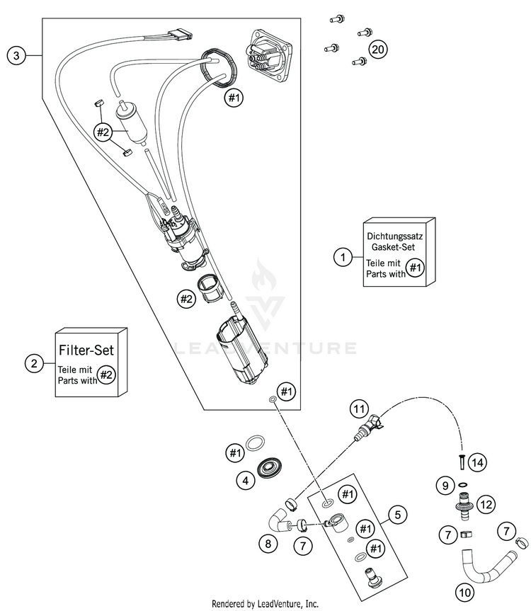 Fuel Pump FE 350 CHASSIS - 2020 Schematic