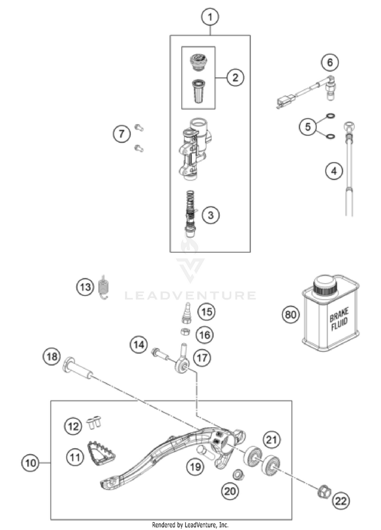 Rear Brake Control Schematic