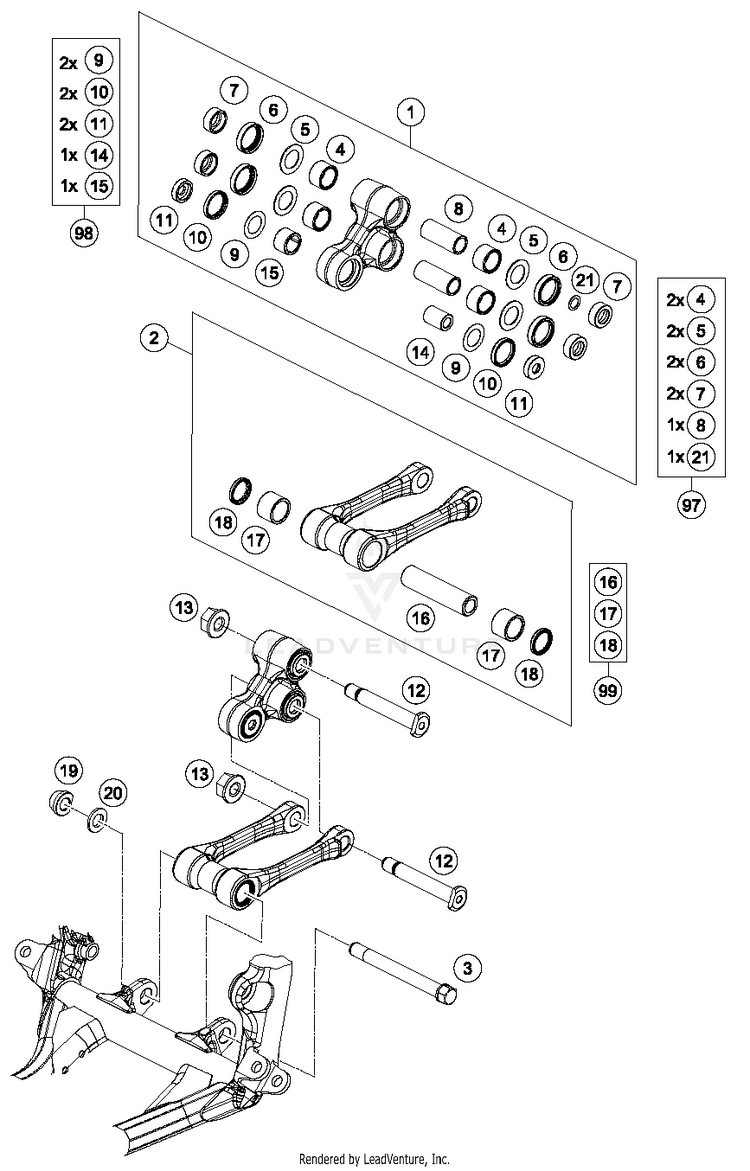 Pro Lever Linking FE 501 CHASSIS - 2018 Schematic
