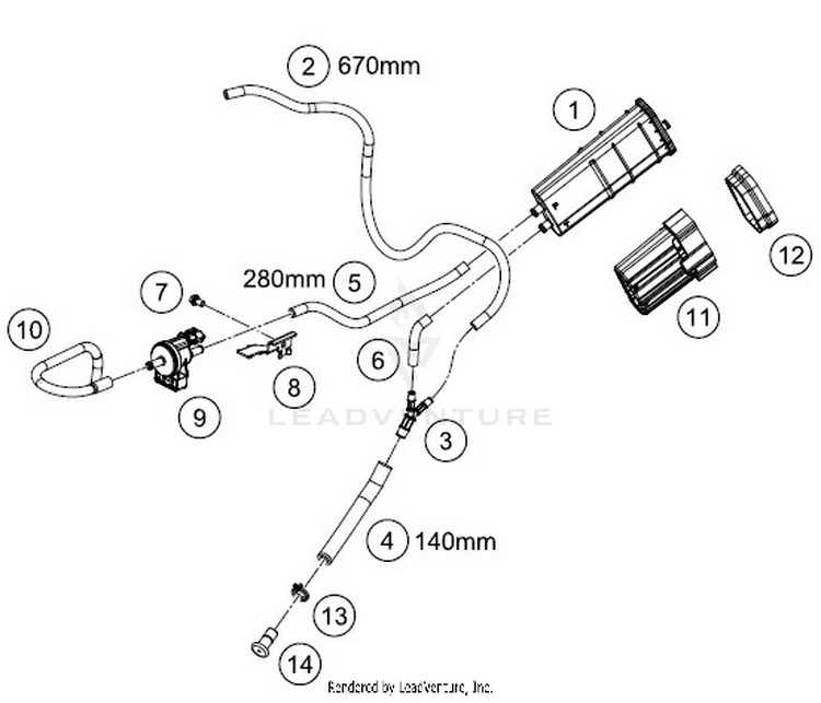 Evaporative Canister 401 SVARTPILEN CHASSIS - 2018 Schematic