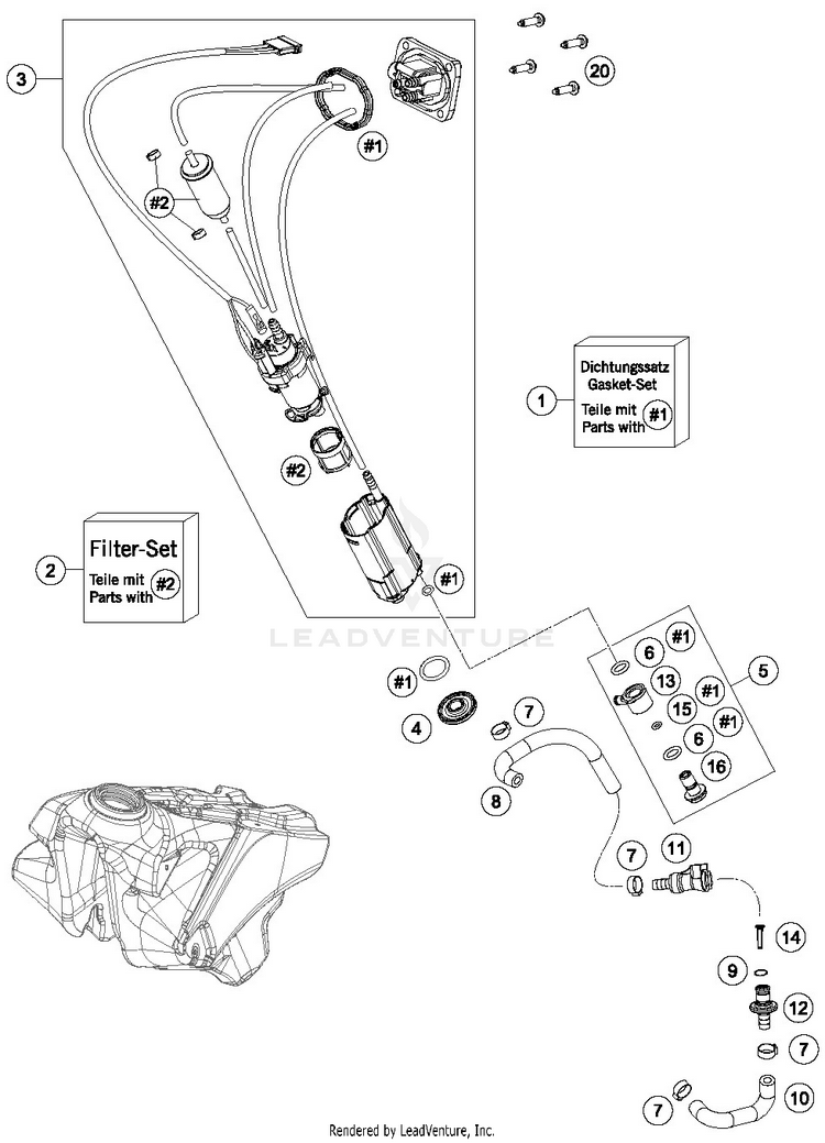 Fuel Pump FC 250 CHASSIS - 2019 Schematic