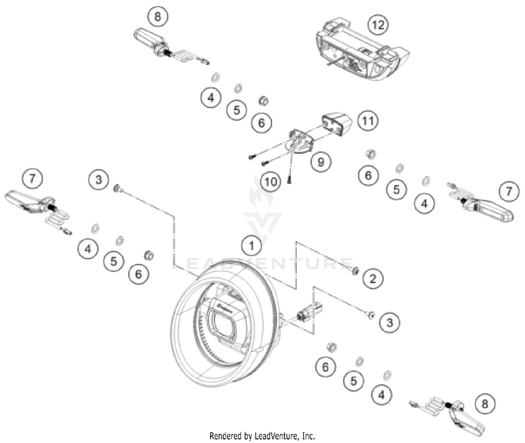 Lighting System VITPILEN 801 - col.2 CHASSIS - 2025 Schematic