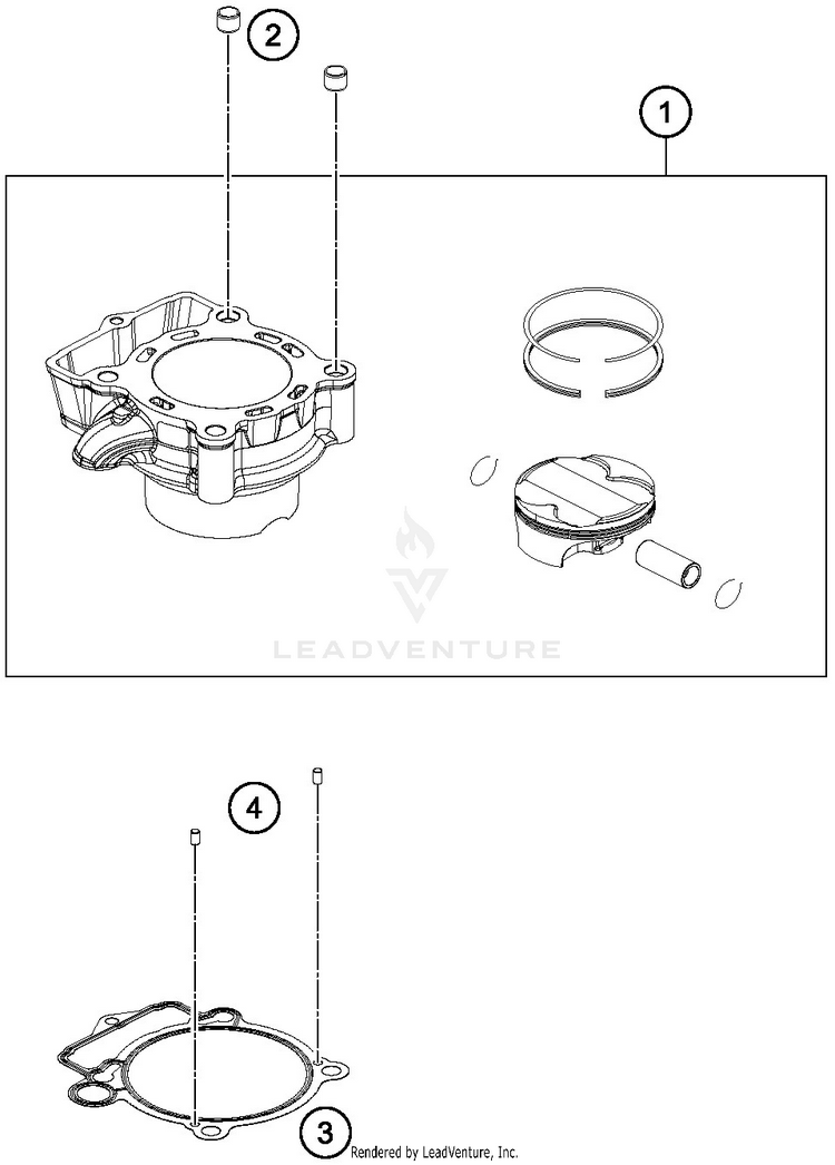 Cylinder FC 250 ENGINE - 2019 Schematic