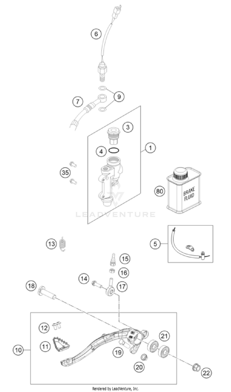 Rear Brake Control Schematic