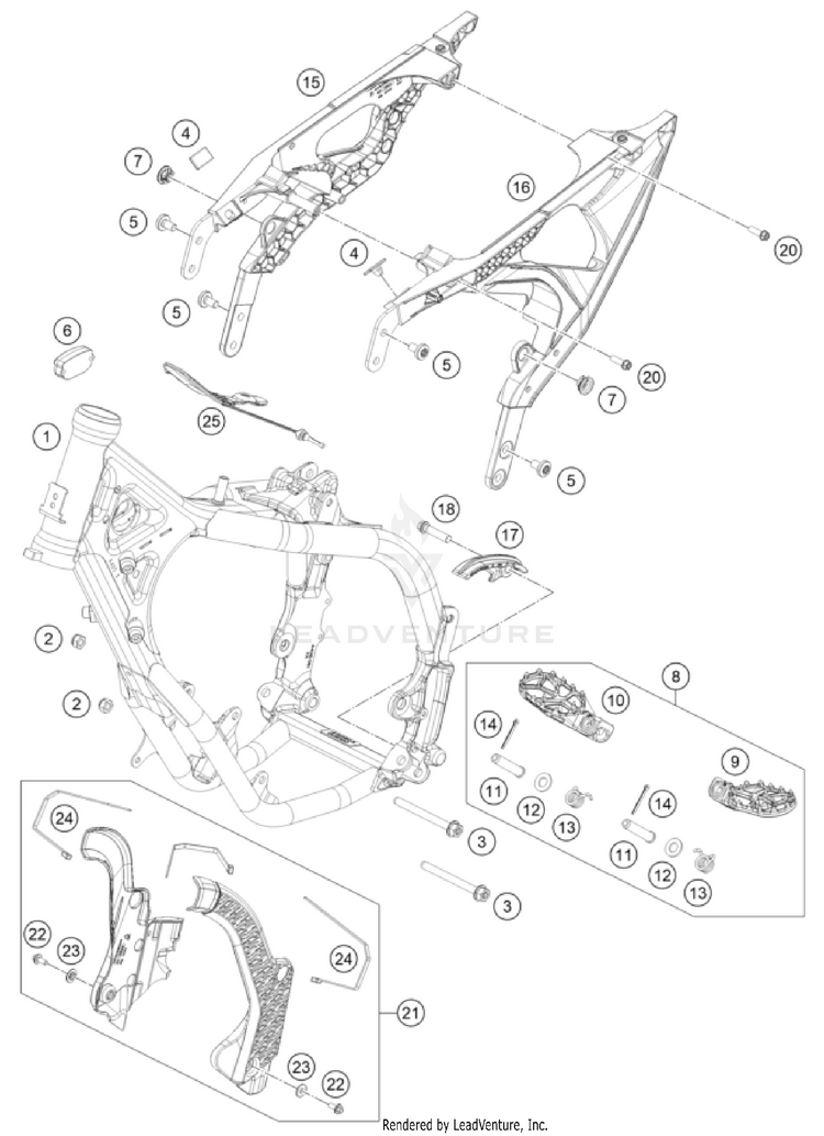 Frame TC 65 CHASSIS - 2025 Schematic