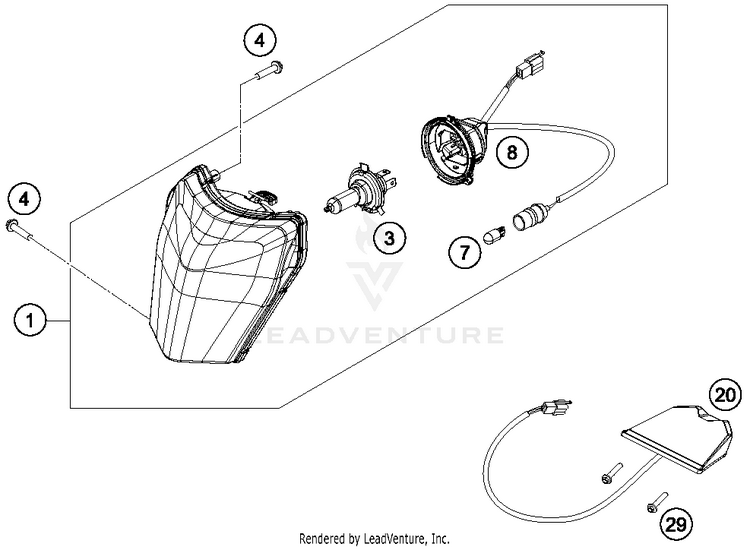 Lighting System FE 250 CHASSIS - 2015 Schematic