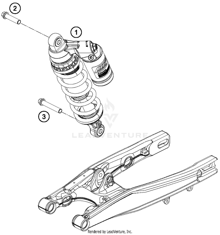 Shock Absorber TC 85 CHASSIS - 2016 Schematic