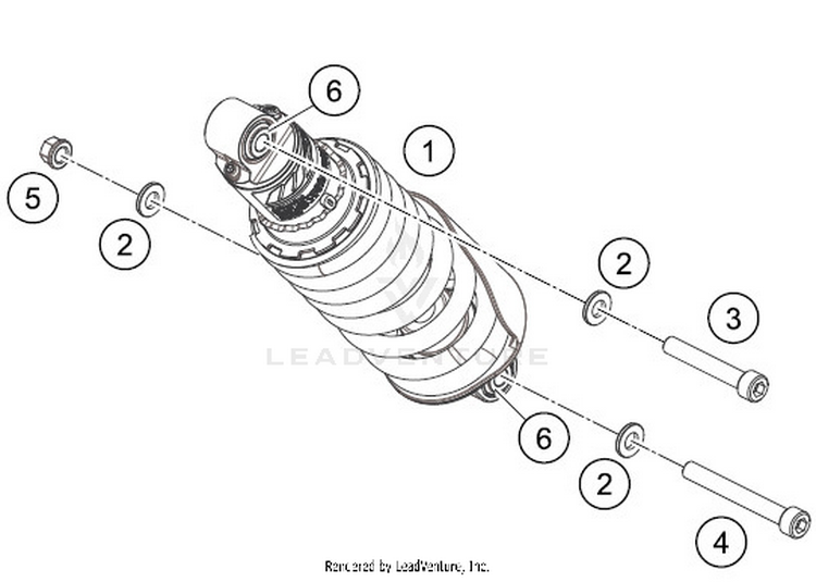 Shock Absorber 401 SVARTPILEN CHASSIS - 2018 Schematic