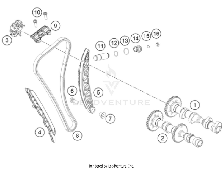 Timing Drive 801 Svartpilen ENGINE - 2024 Schematic