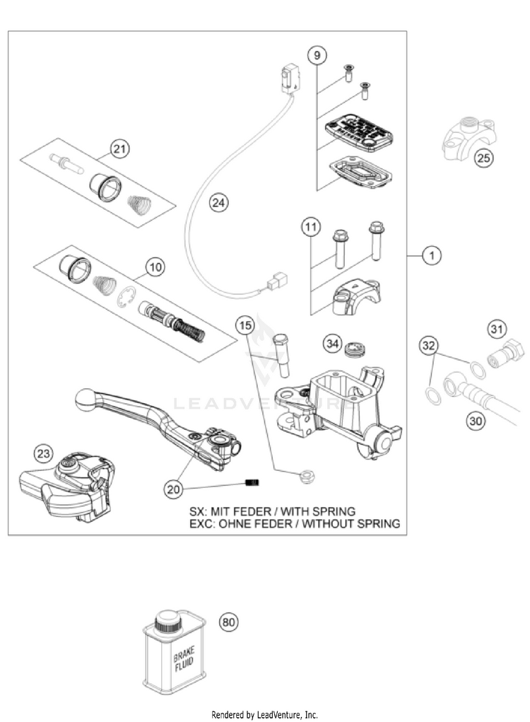 Front Brake Control Schematic