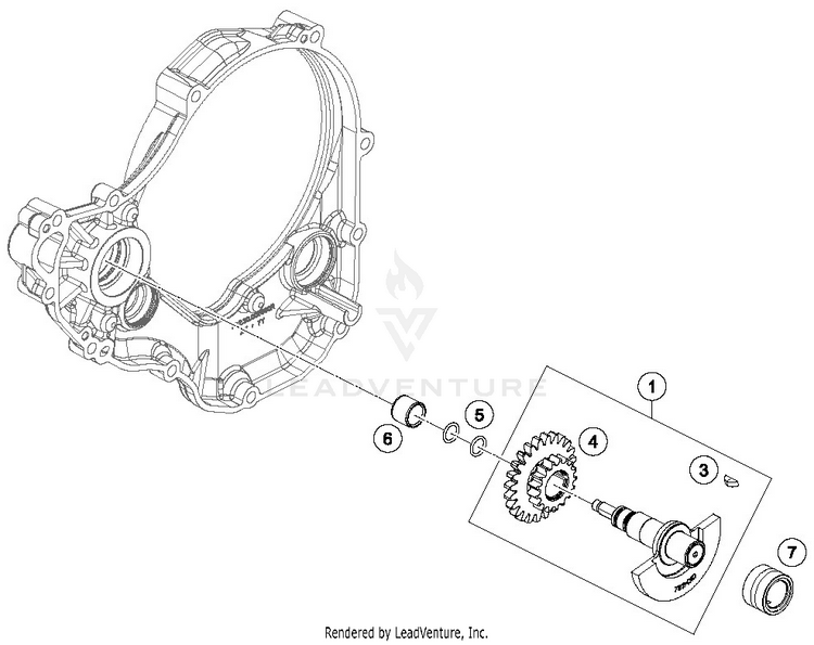 Balancer Shaft FC 350 ENGINE - 2019 Schematic