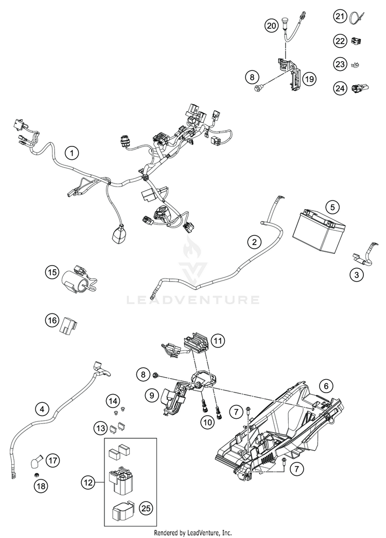 Wiring Harness FS 450 CHASSIS - 2020 Schematic