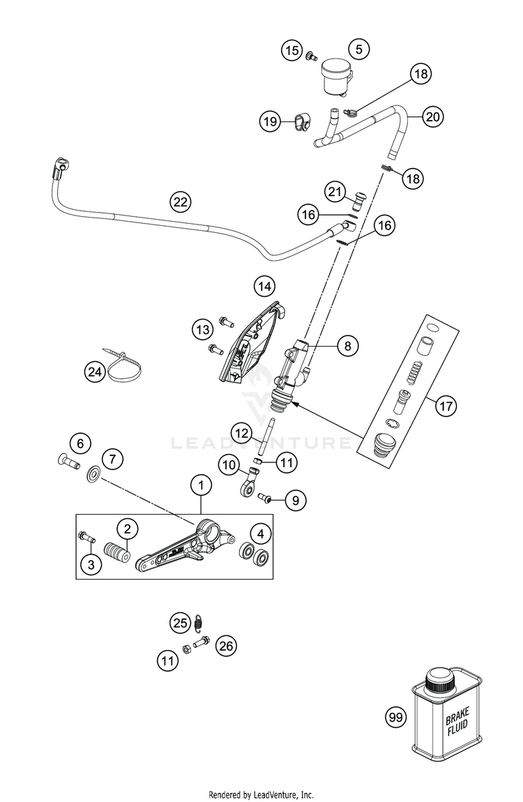 Rear Brake Control Schematic