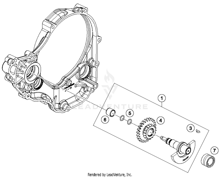 Balancer Shaft FC 250 ENGINE - 2018 Schematic