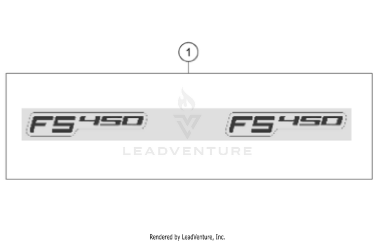 Decal FS 450 CHASSIS - 2024 Schematic