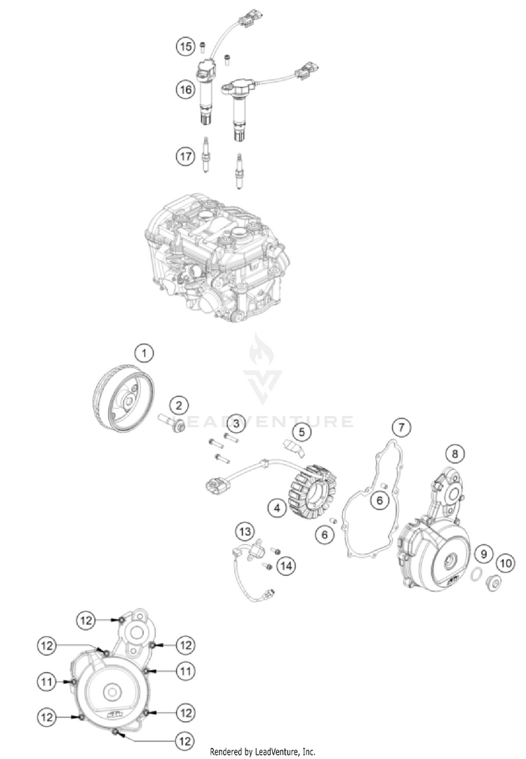 Ignition System 901 Norden ENGINE - 2024 Schematic