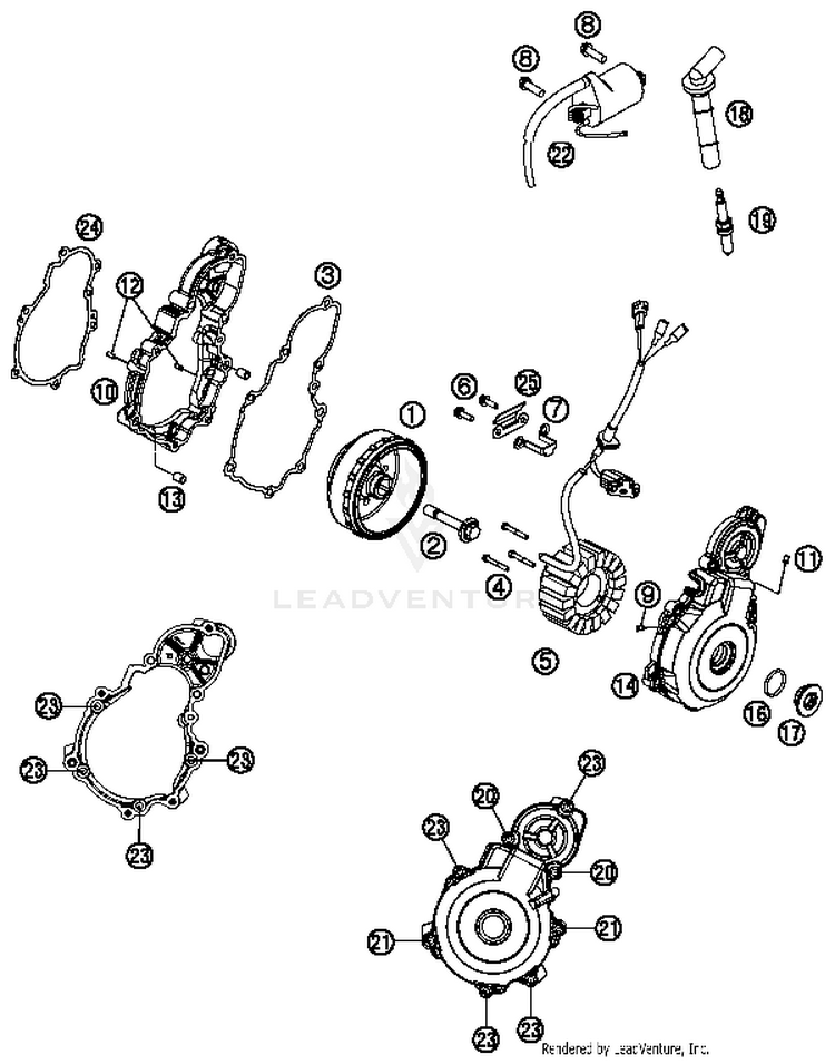 Ignition System FE 250 ENGINE - 2015 Schematic