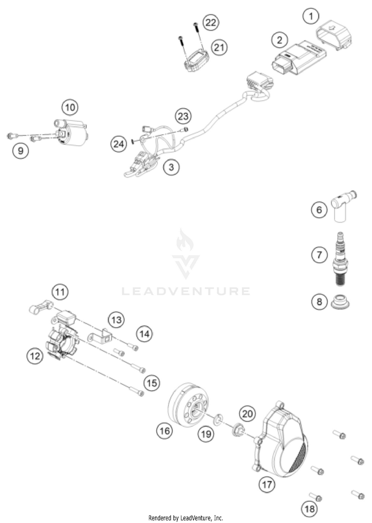 Ignition System TC 85 ENGINE - 2026 Schematic