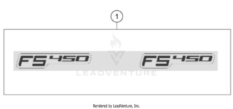 Decal FS 450 EU CHASSIS - 2023 Schematic