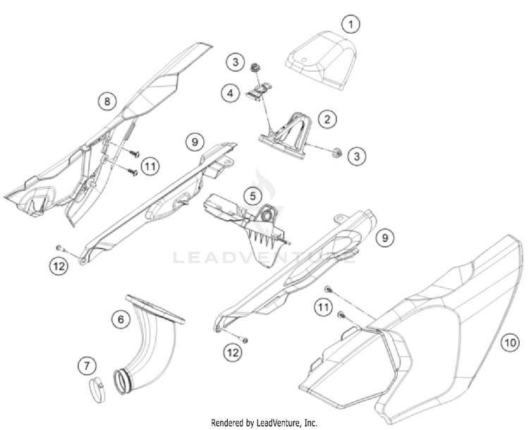 Air Filter TC 65 CHASSIS - 2026 Schematic