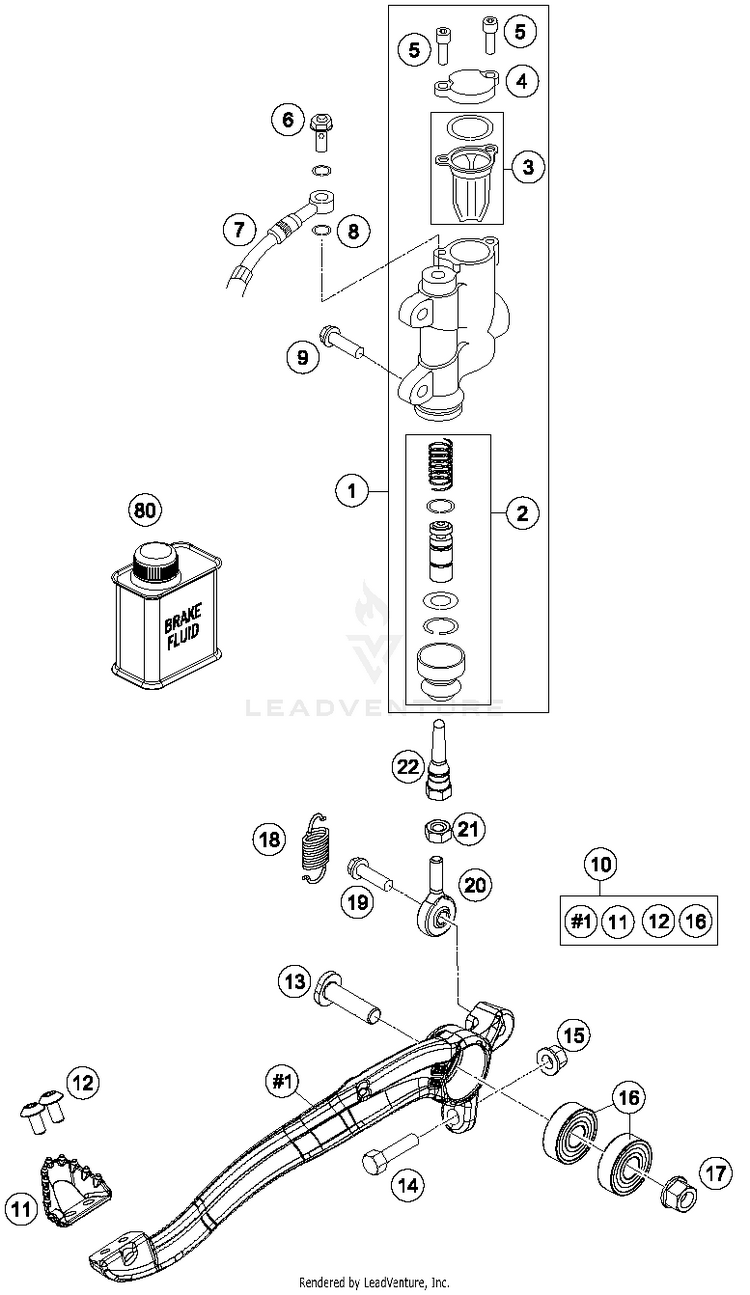 Rear Brake Control TC 85 17 14 CHASSIS - 2018 Schematic